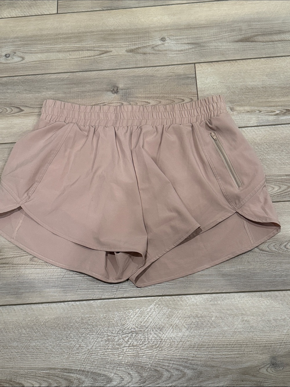 Women’s beige Athletic Shorts - Lightweight Running Shorts